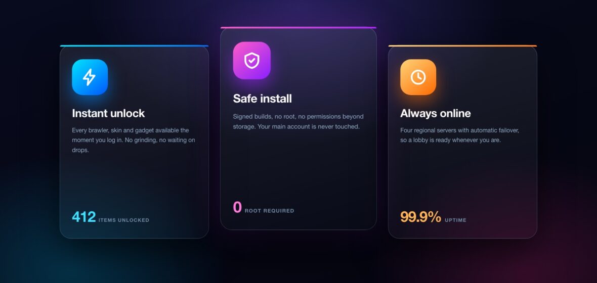Instant unlock, safe install, always online